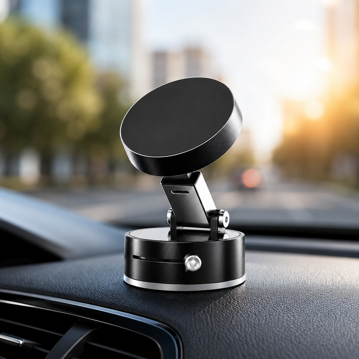360° Magnetic Car Phone Holder – Premium Dashboard Mount