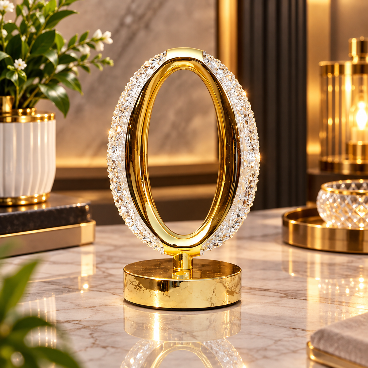Egg Shape Table Lamp Luxury + Modern
