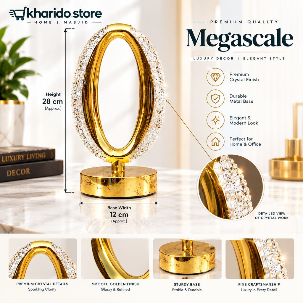 Egg Shape Table Lamp Luxury + Modern